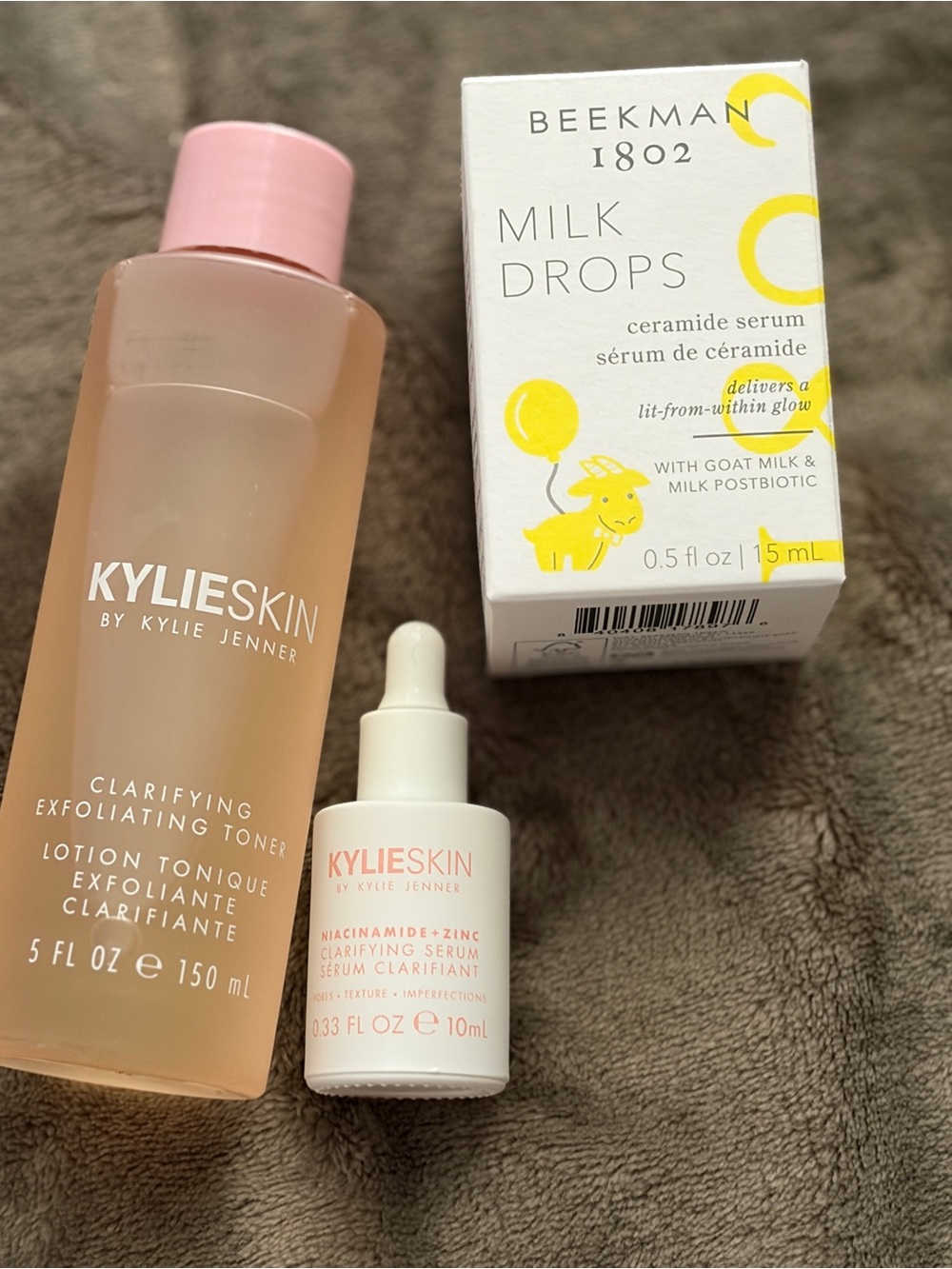 Kylie & Beekman milk drops Clarifying Serum & Toner Duo